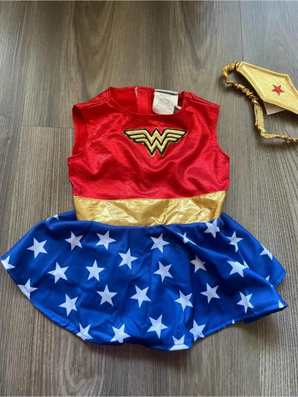 Wonder Woman Baby Costume Set Princess Paradise DC Tiara Headband Size 12-18 M